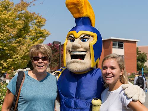 student with parent student with parent