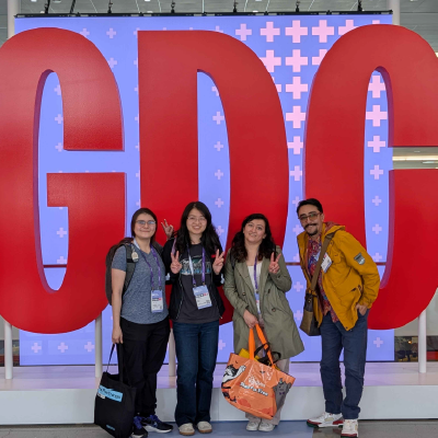 Students at GDC - Games Developers Conference