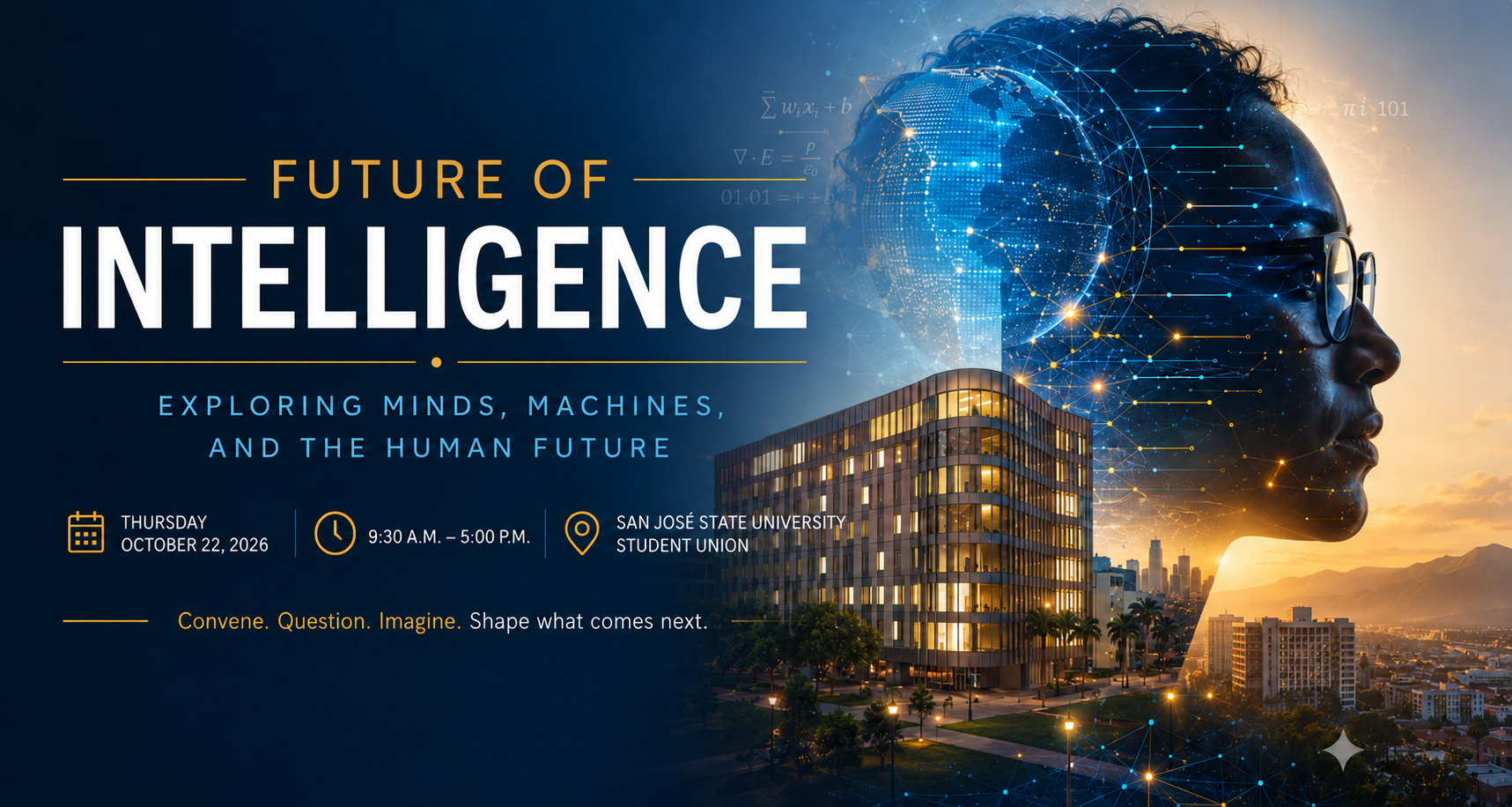 AI Generated Flyer for the Future of Intelligence