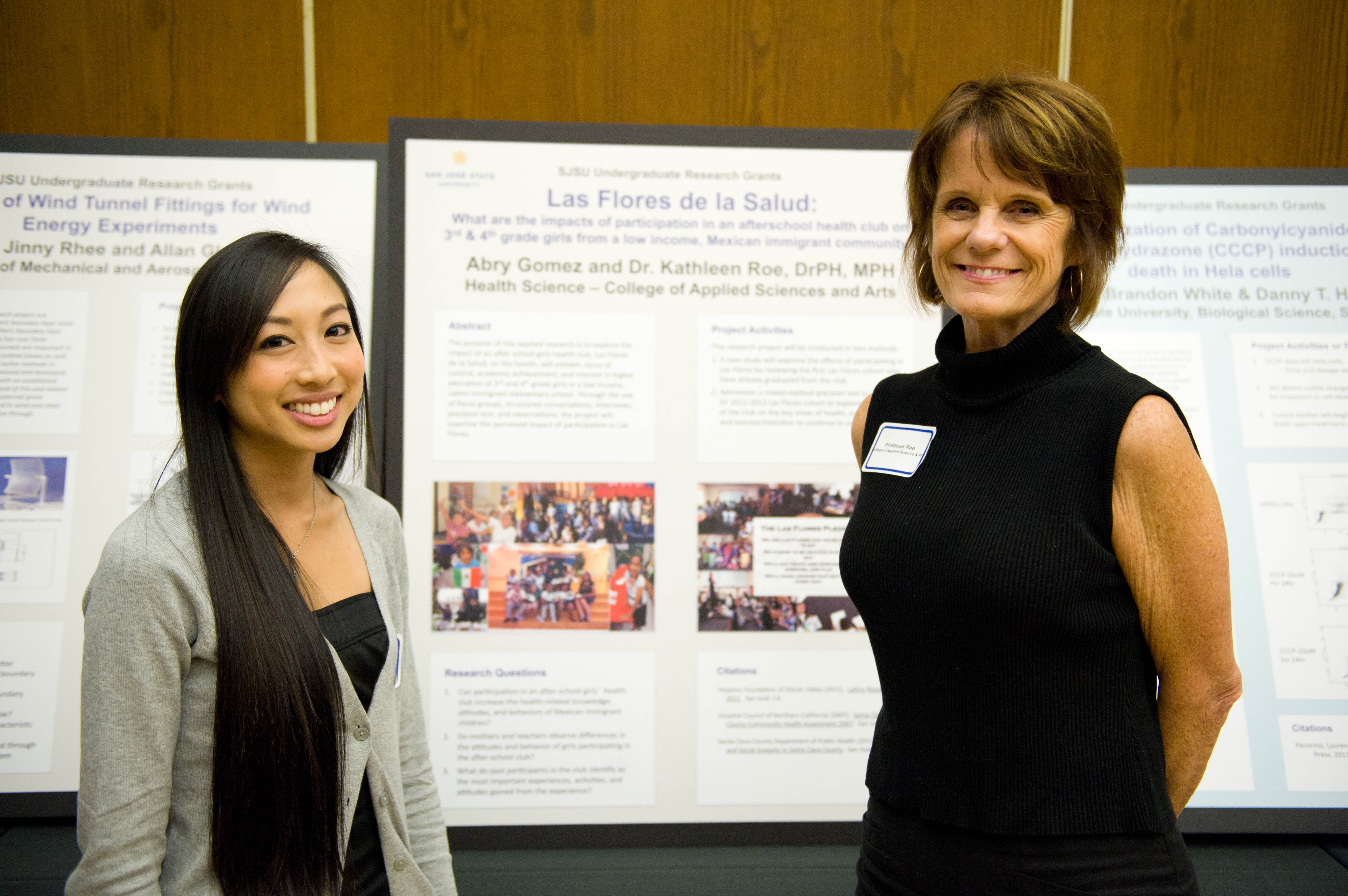 Dr. Roe and Abry Gomez