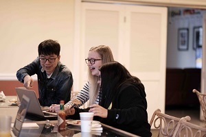 Resdients in Dining Rooom