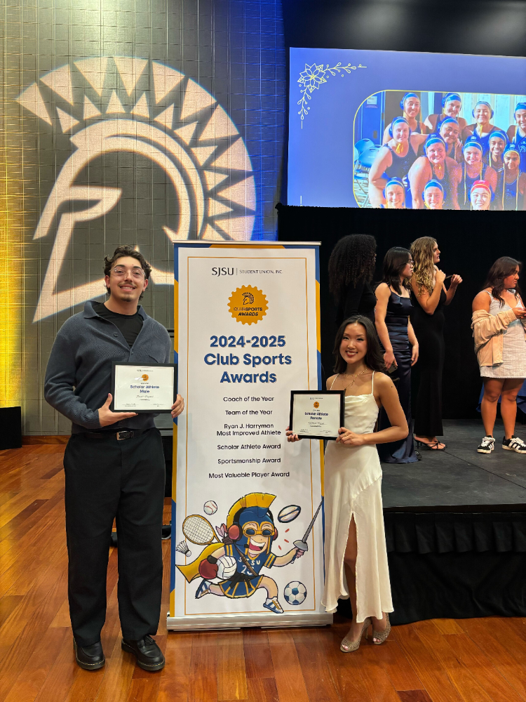 BBMers sweep SJSU Club Sports Scholar Athlete Award Kathleen and Jacob win Scholar Athlete Awards 2025