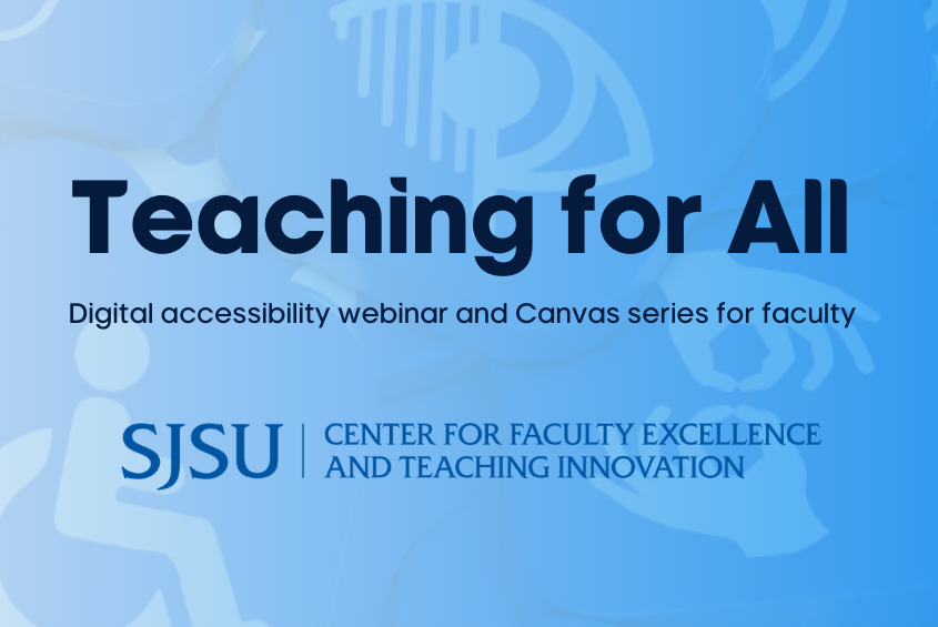 Teaching for All: Faculty Champions in Accessibility Panel Discussion