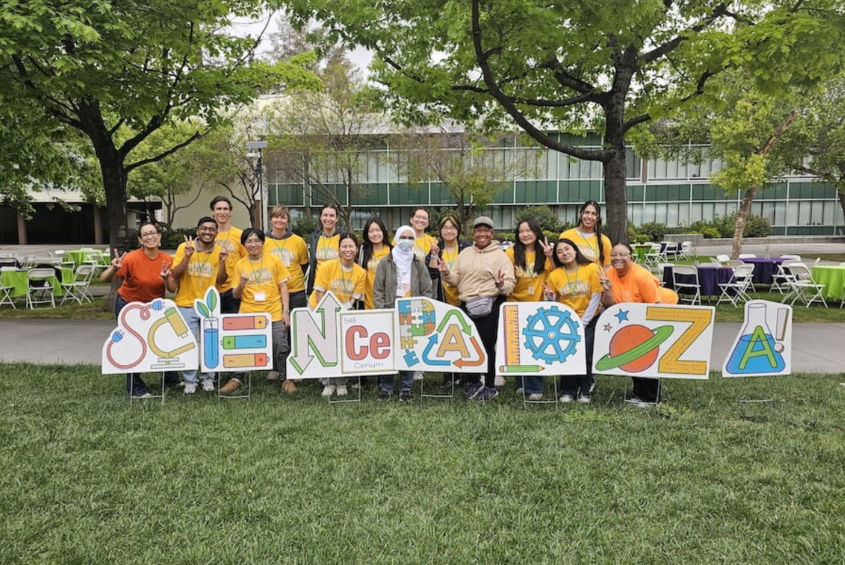 SJSU volunteers and events team from the Synopsys Outreach Foundation at the 2026 sciencepalooza! event. Photo by Aurice Guyton.